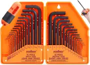 32-Piece Hex Key Set with Another Torque Handle, Allen Wrench Set Inch/Metric Mm