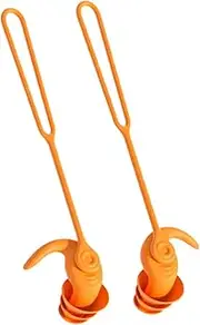 Earplugs for Swimming - Noise Reduction Swimming Earplugs - Reusable Water Ear Plugs with Lanyard, Swim Accessories Hearing Protection for Adults Kids