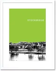 Inverleith Edinburgh Scotland Scottish Landmark Green Framed Art Print