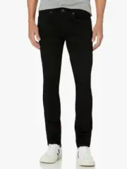 Buffalo By David Bitton Men's 40 X 30 Black Skinny Max Jeans Midnight Wax
