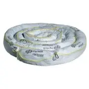 Pig Oil Absorbent Boom Spill Cleanup Sock 5in x 20ft 24 Gal White Poly