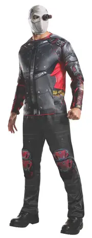 Dc Comics Deadshot Deluxe Adults Dress Up Halloween Party Costume