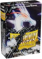 Arcane Tinmen Sleeves - Dragon Shield Japanese Accessories, Box 60, Classic Clear