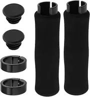 EMSea 1 Pair Foam Handlebar Grips Single Locking Bicycle Handlebar Grips Suitable for Handlebars Diameter 22mm Bicycle Mountain MTB Grip