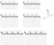 36-Pairs Picture Hanging Strips Heavy Duty, 3 Size No Nails Removable Hook and Loop Tape, No Damage Wall Hangers for Frame and Wall Art Storage Box Socket Photo