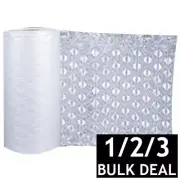 1/2/3 x Bubble Wrap Air Sheet Void Fill Protection Protective Cushion Roll 500m
