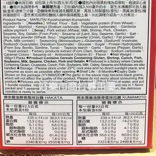 好市多 Costco代購 Marutai 九州拉麵三口味組 經典豚骨九州拉麵-3種口味 (熊本 鹿兒島 博多) 共8包