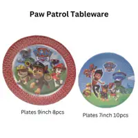 在飛比找蝦皮購物優惠-紙盤 Paw Patrol 紙盤兒童派對紙盤 Chase M