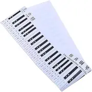 JOINPAYA Beginner's Piano Keyboard Stickers Note Chart 88 Key Practice Paper Safe Material Tool