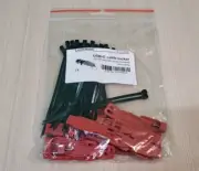 (QTY. 20) Lightware C-Lock USB-C Cable locker Zip Ties & M2 Screw Included