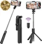Selfie Stick Tripod w Wireless Remote for iPhone 16-12 Pro Max, Samsung S24-S21