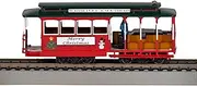 Cable Car with Grip Man - Yellow & Red - HO Scale