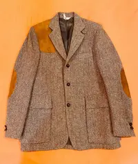 在飛比找Yahoo!奇摩拍賣優惠-HARRIS TWEED 羊毛 Vintage 美國製 獵裝