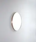 Remer 610mm Bathroom Mirror Rose Gold Frame Modern Round MR61-RG