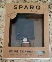 SPARQ Home Slate State Cork Wine Topper Stopper with Chalk Board UTAH New