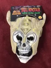 1996 Mask Rubies Adult Latex Skull Skeleton Warriors Minotaur