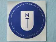 BEER STICKER ~ MOODY TONGUE Brewing Co ~ Pilsen, CHICAGO, ILLINOIS Breweriana