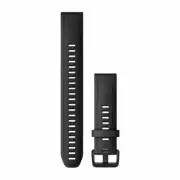 Garmin 010-12942-00 QuickFit 20 Black LARGE Silicone Replacement Watch Band