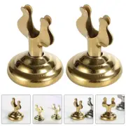 3Pcs Mini Table Number Holders U Shape Party Cards Clips Menu Place Holder for