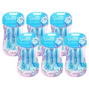 18pc Gillette Venus Vera Bradley Design Disposable Razors with Lubastrip