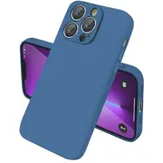 MCC iPhone 13 Pro Max Soft Silicone Shockproof Case Cover Apple ProMax [Dark Blue]