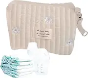 Stroller Travel Bag | Airplane Stroller Bag | Multifunctional Large Capacity Zipper Storage Pouch for Bottles Wipes Phone Key Cleaning Supplies