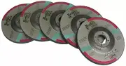 Hilka TFGR11505 115 mm Turbo-Flex Grinding Disc, Set of 5 Pieces