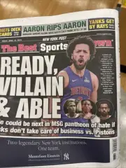 New York Post Cade Cunningham 4/18/25