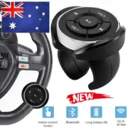 Bluetooth Audio Adapter Wireless Car Steering Wheel Media Remote Control