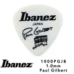 IBANEZ 1000PGWH 1.0MM 吉他彈片 白色款 10片包裝