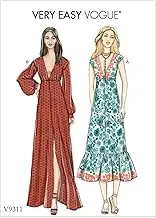 Vogue V9311 Misses' Sewing Pattern Dress, 6-8-10-12-14-16-18-20-22