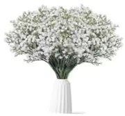 9 pcs Babys Breath Artificial Flowers, Gypsophila Real Touch Flowers,