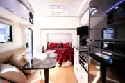 20.6FT TOURING VAN WITH BUNKS, SPRING SUSPENSION, L SHAPED SEATING, FULL ENSUITE