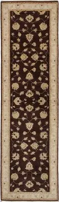 Vintage Hand-knotted Runner Rug 2'8" x 9'6" Traditional Wool Carpet