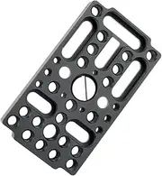 NICEYRIG Mini Camera Cheese Easy Plate Switching Plate for Railblocks, Dovetails, Short Rods