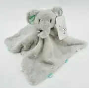 Kelly Baby Elephant Blanket Soft Plush Rattle Security Lovey Blanket