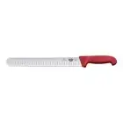 Victorinox 5.4721.36 14" Slicing Knife, Granton Edge & Red Fibrox Handle