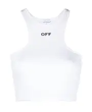 Off-White Off-Stamp Sleeveless Cropped Top IT40,IT38,IT48