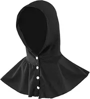 Frediuo Cooling Hoodie Towel, Cooling Towel for Workout Men Women Sports Camping Outdoor, Black