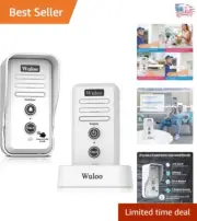 FM Wireless Intercom Doorbell Chime - Custom Chimes and Anti-Interference Design