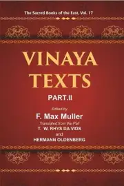 The Sacred Books Of The East (Vinaya Texts, Part-Ii, The Mahavagga, V 17Th Hb