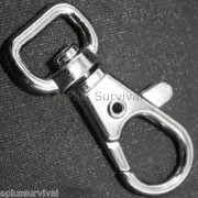 10 Pack Swivel Clip Snap Hook 3/8" Paracord Leashes Lanyard Bracelet Keychains