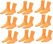 Toyvian 9pairs Foot Finger Puppets Interactive Foot Puppets for Toddlers Fun Storytelling Toys for Parties and Education