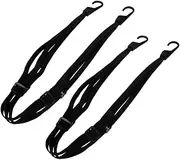 2pcs Luggage Lashing Rope Motorcycle Bungee Cord Bungee Cord for Cargo Bungee Cord for Luggage High Elastic Tie Down Straps High Elastic Luggage Straps Black Rubber