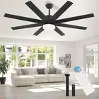 Ceiling Fan with Lights, 60 Inch Large Ceiling Fan Light with Remote Control,...