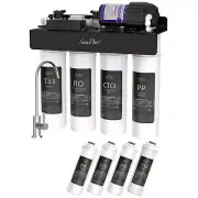 SimPure 400GPD Under Sink UV RO Reverse Osmosis System Extra 1 Set Water Filters