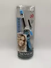 New Revlon CurlStay Blue 1" Titanium Plated Curling Iron