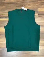 NEW Adidas Golf Go-To Vest Sleeveless Green IU4714 Men’s Large (MSRP:$100)