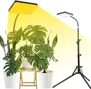 FECiDA Grow Lights for Indoor Plants, 2000 Lumen LED Grow Light with Stand, UV-IR Sunlike Full Spectrum Standing Growing Lamp with On/Off Switch and Daisy Chain