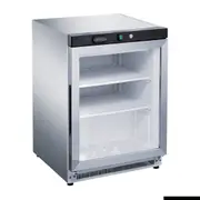Thermaster Stainless Steel Upright Static Display Freezer XF200SG - XF200SG